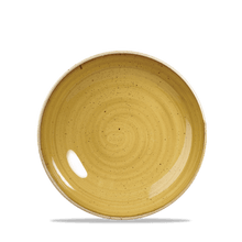 Load image into Gallery viewer, Churchill Stonecast Mustard Coupe Plate