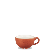 Load image into Gallery viewer, Churchill Stonecast Orange Cappuccino Cup