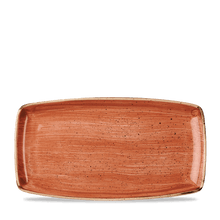 Load image into Gallery viewer, Churchill Stonecast Orange Oblong Plate