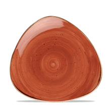 Load image into Gallery viewer, Churchill Stonecast Orange Triangle Plate