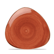 Load image into Gallery viewer, Churchill Stonecast Orange Triangle Plate
