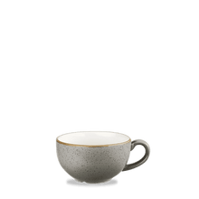Load image into Gallery viewer, Churchill Stonecast Peppercorn Grey Cappuccino Cup