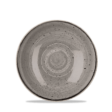 Load image into Gallery viewer, Churchill Stonecast Peppercorn Grey Coupe Bowl
