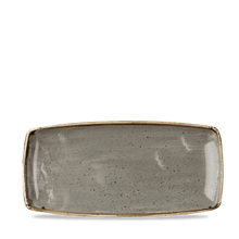 Load image into Gallery viewer, Churchill Stonecast Peppercorn Grey Oblong Plate