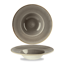 Load image into Gallery viewer, Churchill Stonecast Peppercorn Grey Wide Rim Bowl