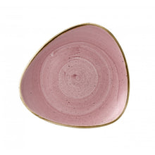 Load image into Gallery viewer, Churchill Stonecast Petal Pink Triangle Plate 22.9cm (12)