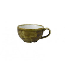 Load image into Gallery viewer, Churchill Stonecast Plume Olive Cappuccino Cup 9.5cm (12)
