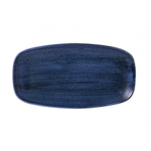 Load image into Gallery viewer, Churchill Stonecast Plume Ultramarine Chefs' Oblong Plate No.4 18.9cm (6)