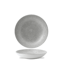 Load image into Gallery viewer, Churchill Studio Prints Raku Coupe Bowl Jasper Grey 18.2cm (12)