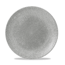Load image into Gallery viewer, Churchill Studio Prints Raku Coupe Plate Jasper Grey