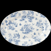Load image into Gallery viewer, Churchill Toile Prague Oval Rimmed Dish 36.5x29.3cm (6)