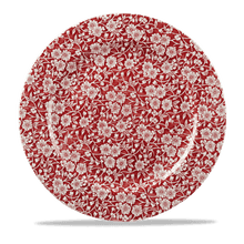 Load image into Gallery viewer, Churchill Victorian Calico Cranberry Plate 30.5cm
