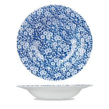 Load image into Gallery viewer, Churchill Victorian Calico Prague Rimmed Bowl 24.9cm/50cl (6)