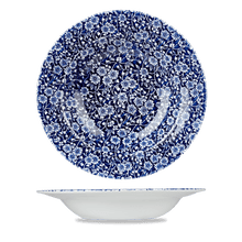 Load image into Gallery viewer, Churchill Victorian Calico Willow Rimmed Bowl 24.9cm/50cl (6)