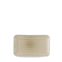 Load image into Gallery viewer, Dudson Harvest Norse Linen Organic Rectangular Plate 10.6x6.3" (12)