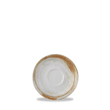 Load image into Gallery viewer, Dudson Sandstone Cappuccino Saucer 6.25"