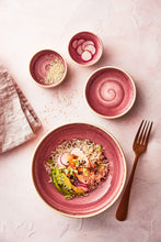 Load image into Gallery viewer, Steelite Aurora Vesuvius Rose Quartz Tray Round Stacking