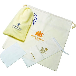 Slipper Bags White Non-Woven Plain Stock (200) - 56p