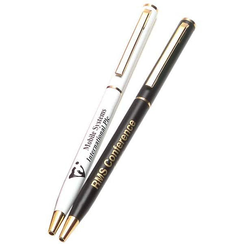 Twist action metal ball pen - President