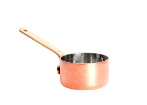 Masterclass Copper Saucepan Dual Body w/Brass Handle 5x3cm