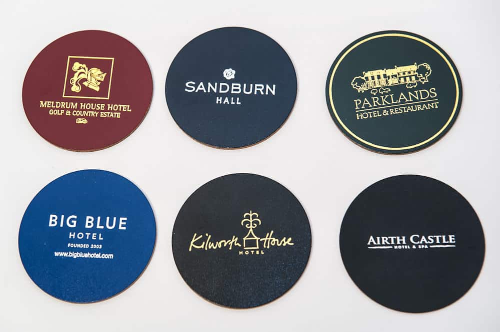 Personalised Coasters UK, Custom Leather Coasters & More