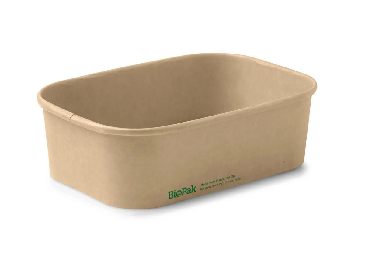 BioBoard Rectangular Container 650ml - (300)