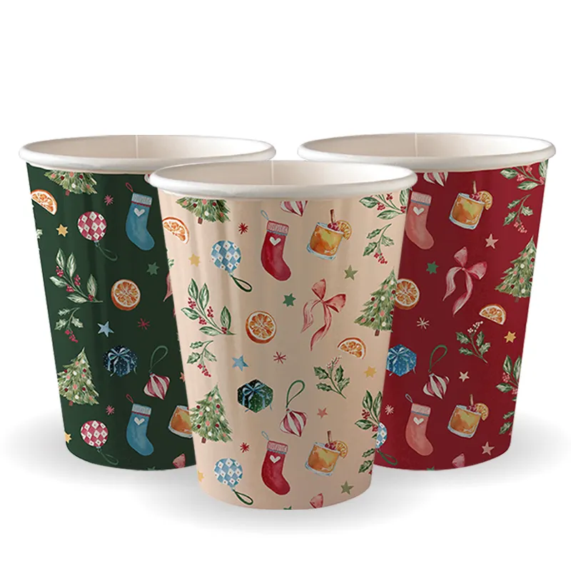 Christmas Series Double Wall Hot Cups - 8oz (500)