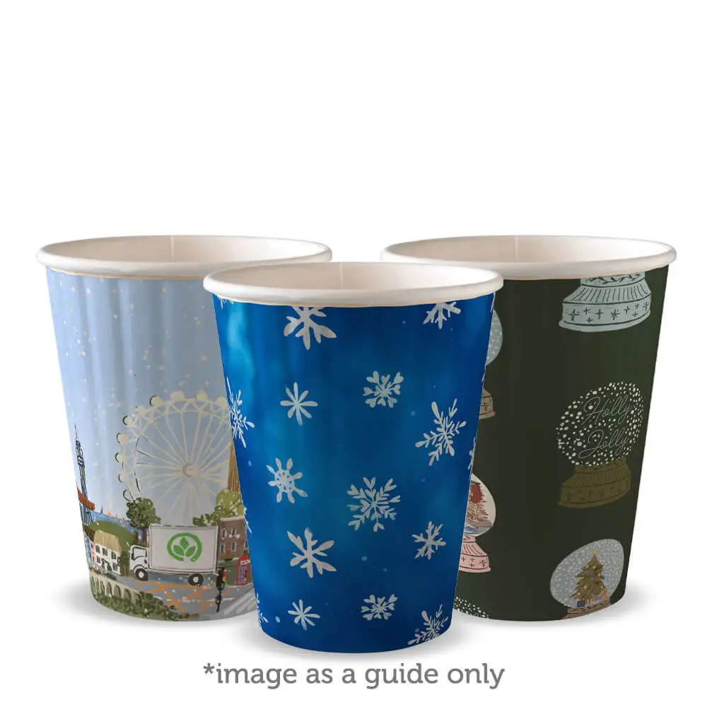 Christmas Series Double Wall Hot Cups - 12oz (500)