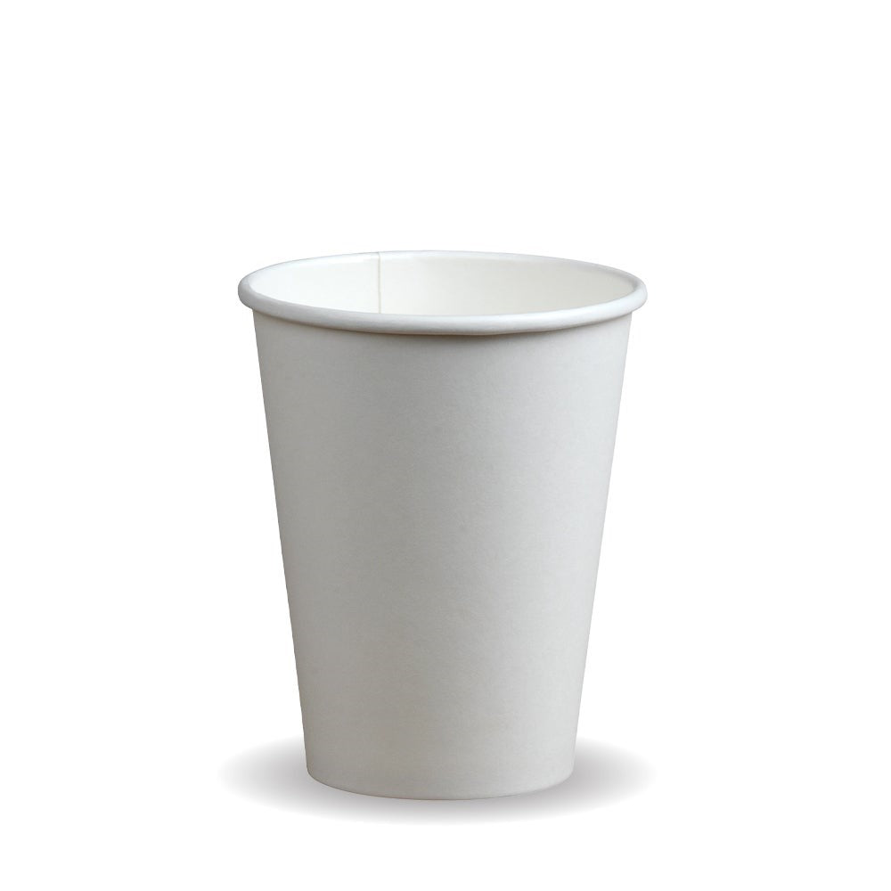 Single Wall Cups - White or Kraft 12oz (1000)