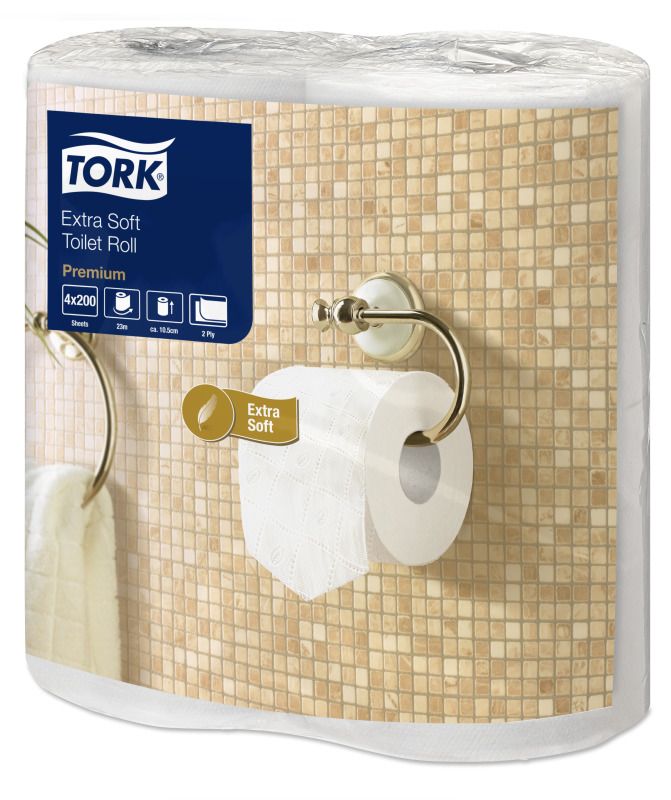 Tork Extra Soft Toilet Tissue 2Ply (200 Sheets)