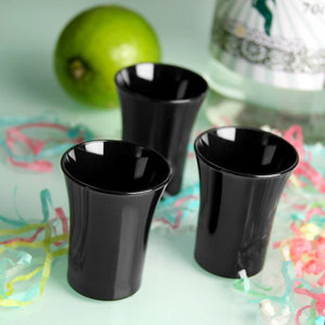 BBP Black Plastic Shot 25ml CE (100)