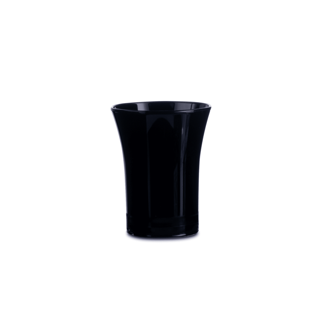 BBP Black Plastic Shot 25ml CE (100)
