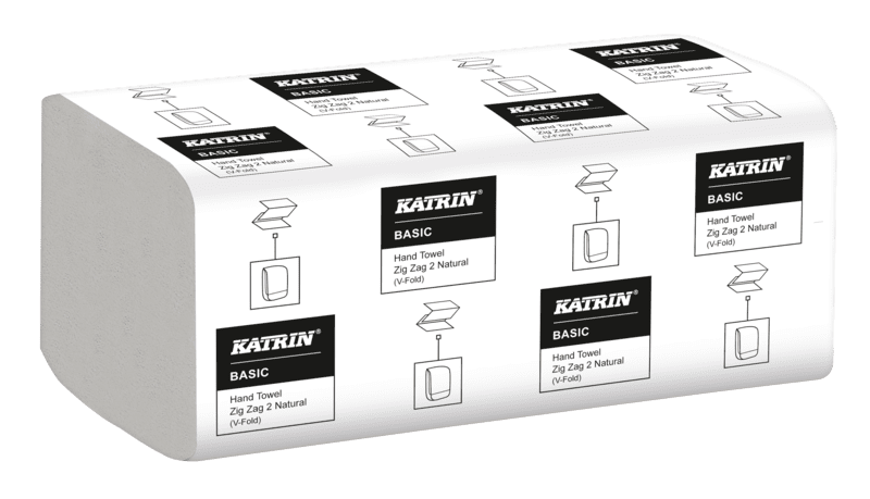 Katrin Basic Hand Towel Zig Zag 2 Handy Pack