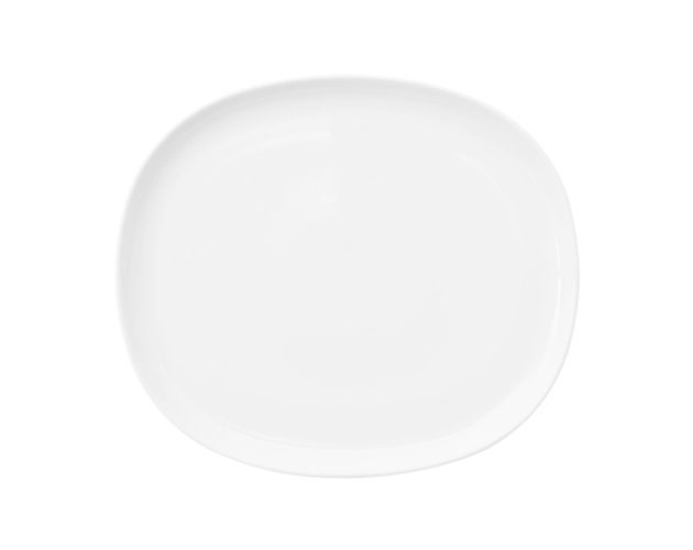 Sango White Dinner Plate 28.5x25cm/11x9.8