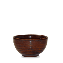 Load image into Gallery viewer, Churchill Cinnamon Ripple Bowl 13x17.4cm/56cl (6)

