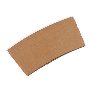 Kraft Coffee Cup Sleeves - Different Sizes (1,000)