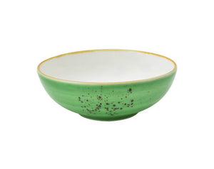 Sango Java Decorated Coupe Bowl Meadow Green 16.8cm 6.5" (6)