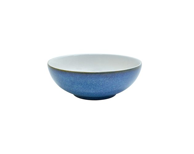 Sango Java Decorated Coupe Bowl Horizon Blue 16.8cm 6.5
