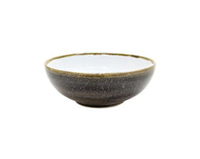 Load image into Gallery viewer, Sango Java Decorated Salad Bowl Woodland Brown 22.5cm/9&quot; (6)
