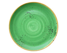 Load image into Gallery viewer, Sango Java Decorated Coupe Plate Eden Green
