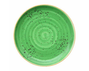 Sango Java Decorated Coupe Plate Eden Green