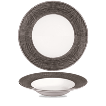 Load image into Gallery viewer, Churchill Bamboo Spinwash Dusk Wide Rim Bowl
