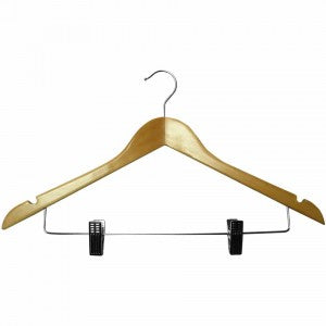 Light wood hook skirt clips hanger (50) Code H4 - 72p each OUT OF STOCK