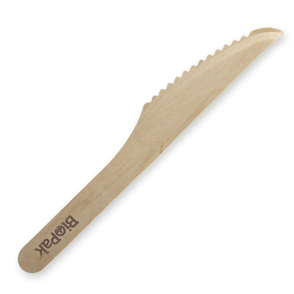 Coated Wooden Knives 16cm (1,000)
