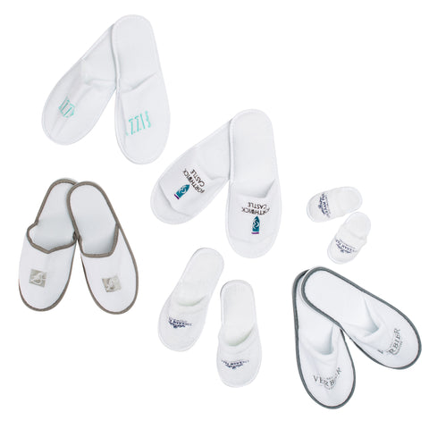Embroidered or Printed Slippers (100)