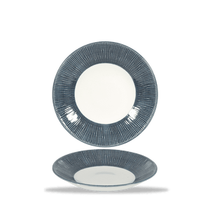 Churchill Bamboo Spinwash Mist Deep Coupe Plate 22.5cm (12)