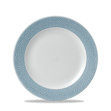 Load image into Gallery viewer, Churchill Isla Spinwash Footed Plate Ocean Blue 23.4cm (12)
