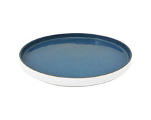 Load image into Gallery viewer, Sango Java Decorated Kaden Low Presentation Plate Horizon Blue

