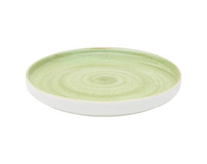 Sango Java Decorated Kaden Low Presentation Plate Meadow Green