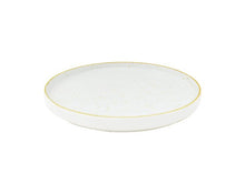 Load image into Gallery viewer, Sango Java Decorated Kaden Low Presentation Plate Barley Cream
